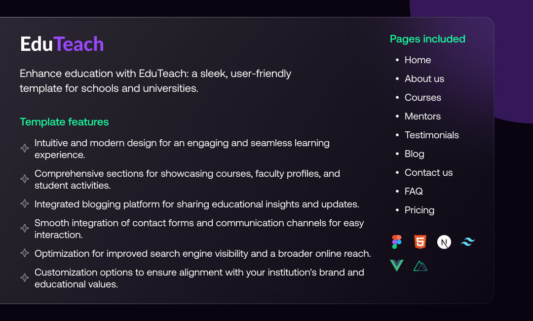 EduTeach template