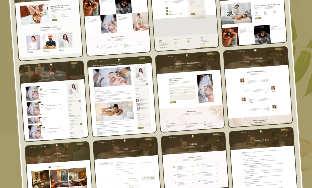 Emberis - Spa, Beauty & Wellness Website Template slide 5