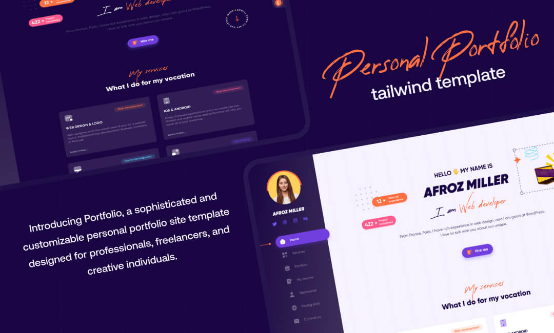 Personal Portfolio Template For Creatives And Freelancers