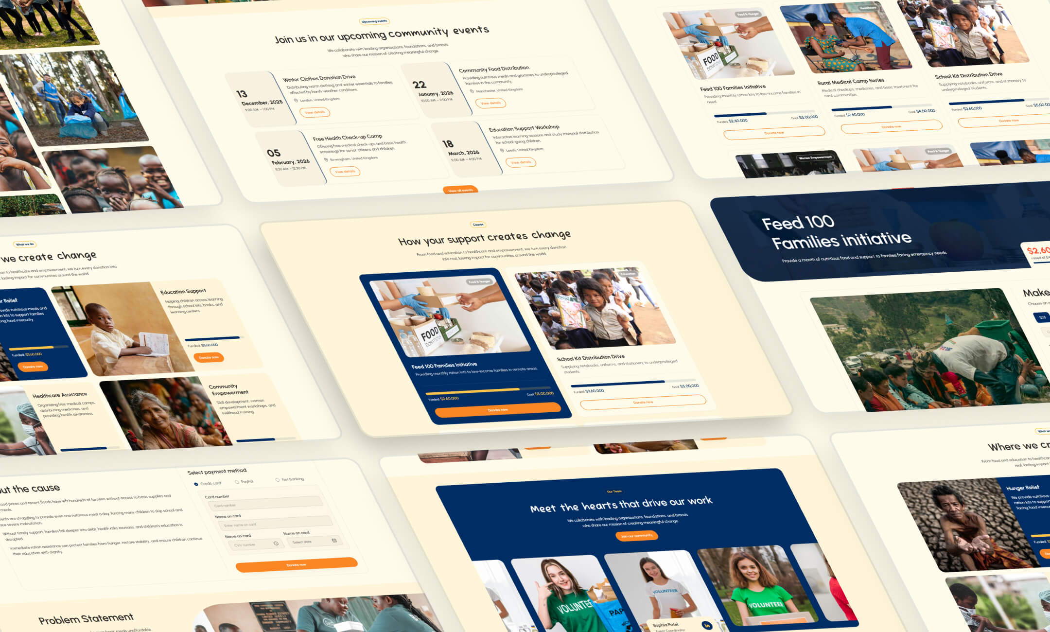 UnityHub website template slide 2